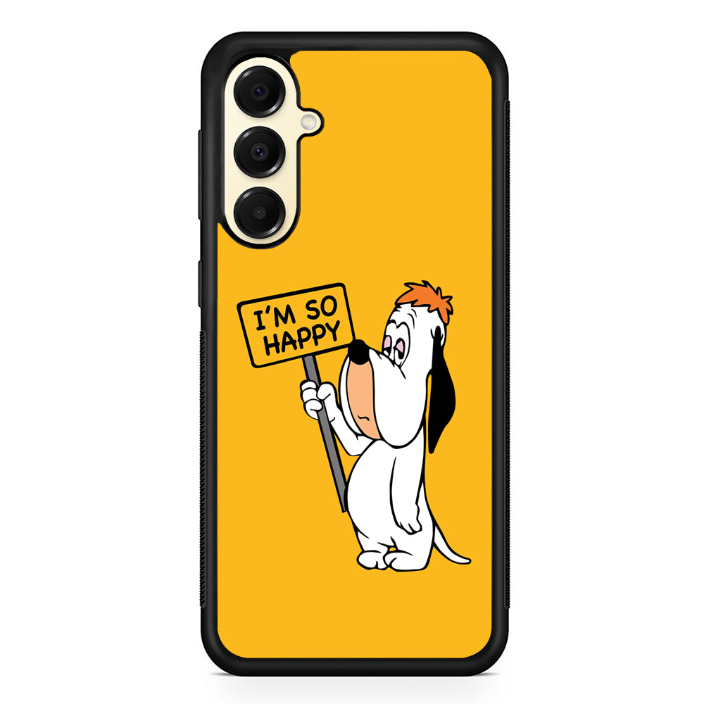 Droopy Dog I'm So Happy Samsung Galaxy A16 Case | Slim Rubber Samsung Galaxy A16 Case