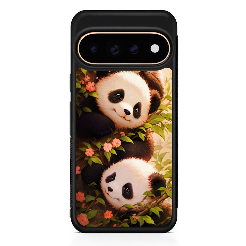 Three Cute Pandas Hiding Google Pixel 11 Pro Case - Stylish Protective Phone Case