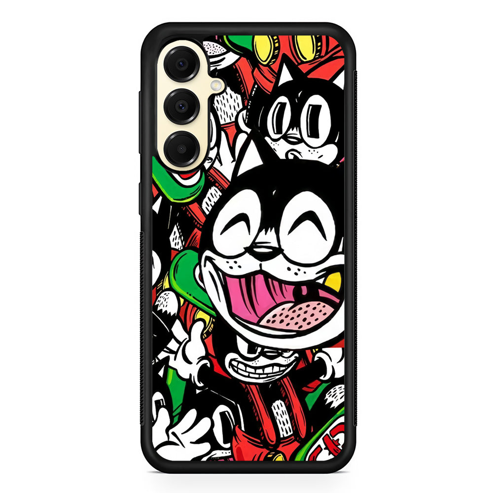 Kitty Club Party Samsung Galaxy A16 Case | Slim Rubber Samsung Galaxy A16 Case