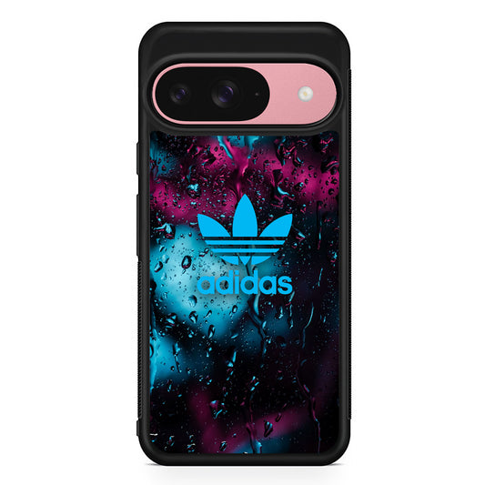 Adidas Blue Dew Google Pixel 9 Case | Google Pixel 9 Protective Rubber Case