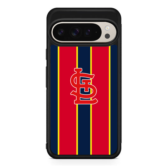 MLB St Louis Cardinals Logo Google Pixel 9 Pro Case | Slim Protective Cover