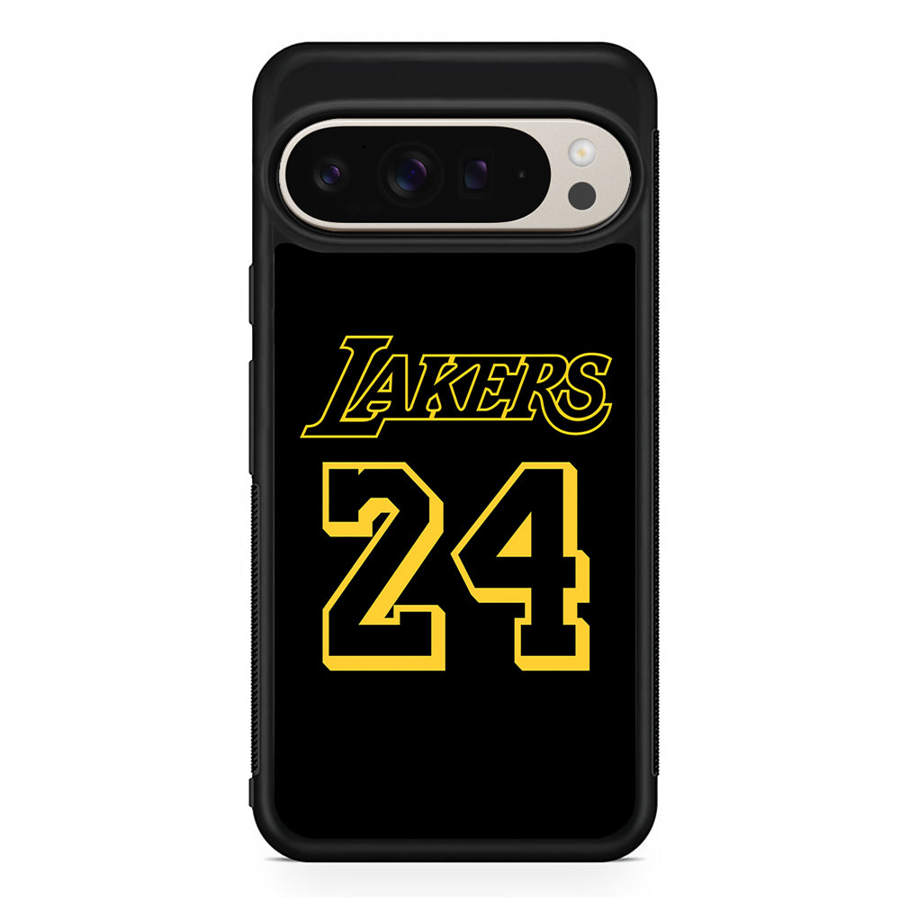Kobe Bryant Lakers 24 Google Pixel 9 Pro Case | Slim Protective Cover