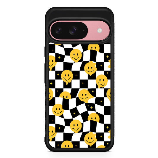 Checkmate with Smiley Pawn Google Pixel 9 Case | Google Pixel 9 Protective Rubber Case