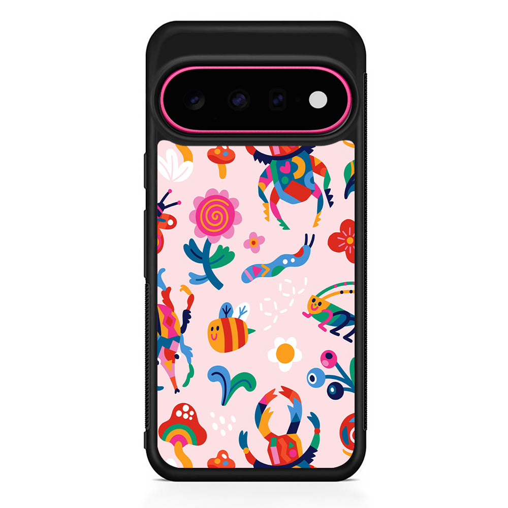 Bug Cartoon Aesthetic Google Pixel 11 Case | Slim Shockproof Cover