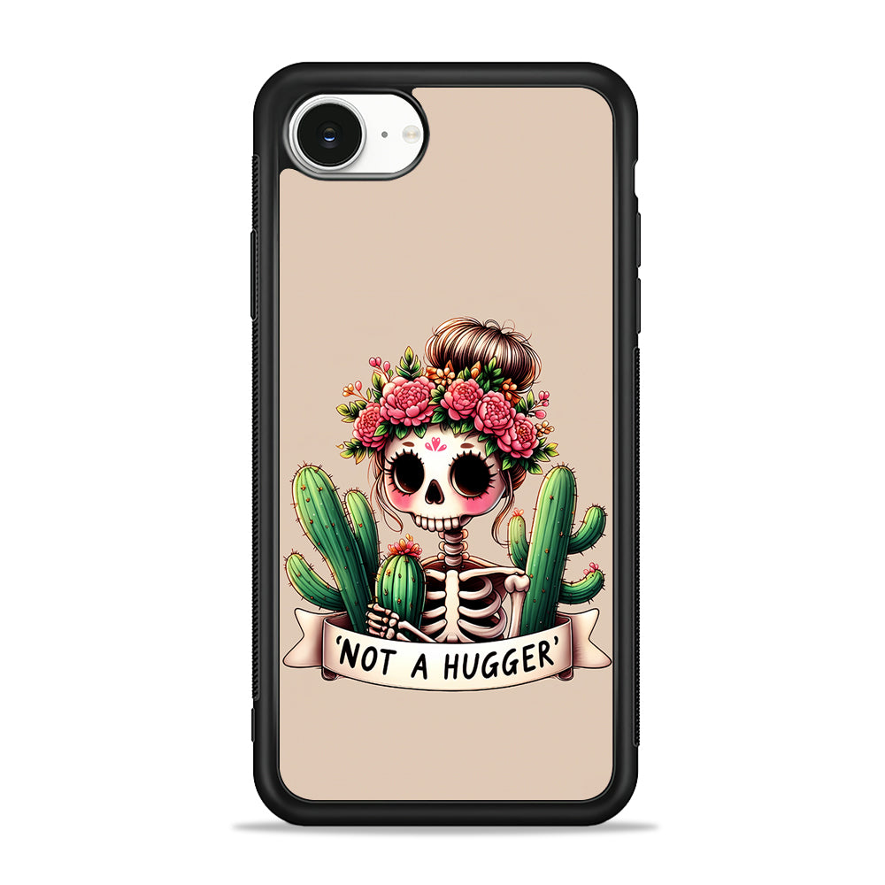 Girly Not A Hugger iPhone 16e Case | Protective Phone Cover