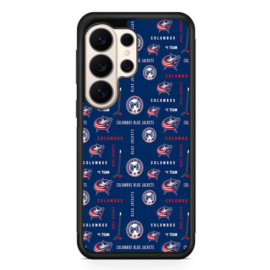 NHL Columbus Blue Jackets Design Samsung Galaxy S26 Ultra Case | Slim Protective Case for Samsung Galaxy S26 Ultra
