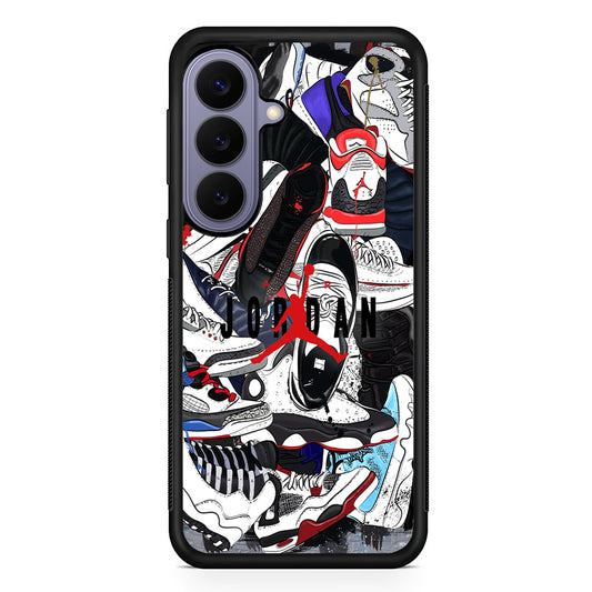 Air Jordan Scattered Collection Samsung Galaxy S26 Case | Slim Protective Rubber Case for Samsung S26