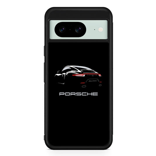 Porsche Black Edition Google Pixel 8 Case | Slim Rubber Case for Google Pixel 8