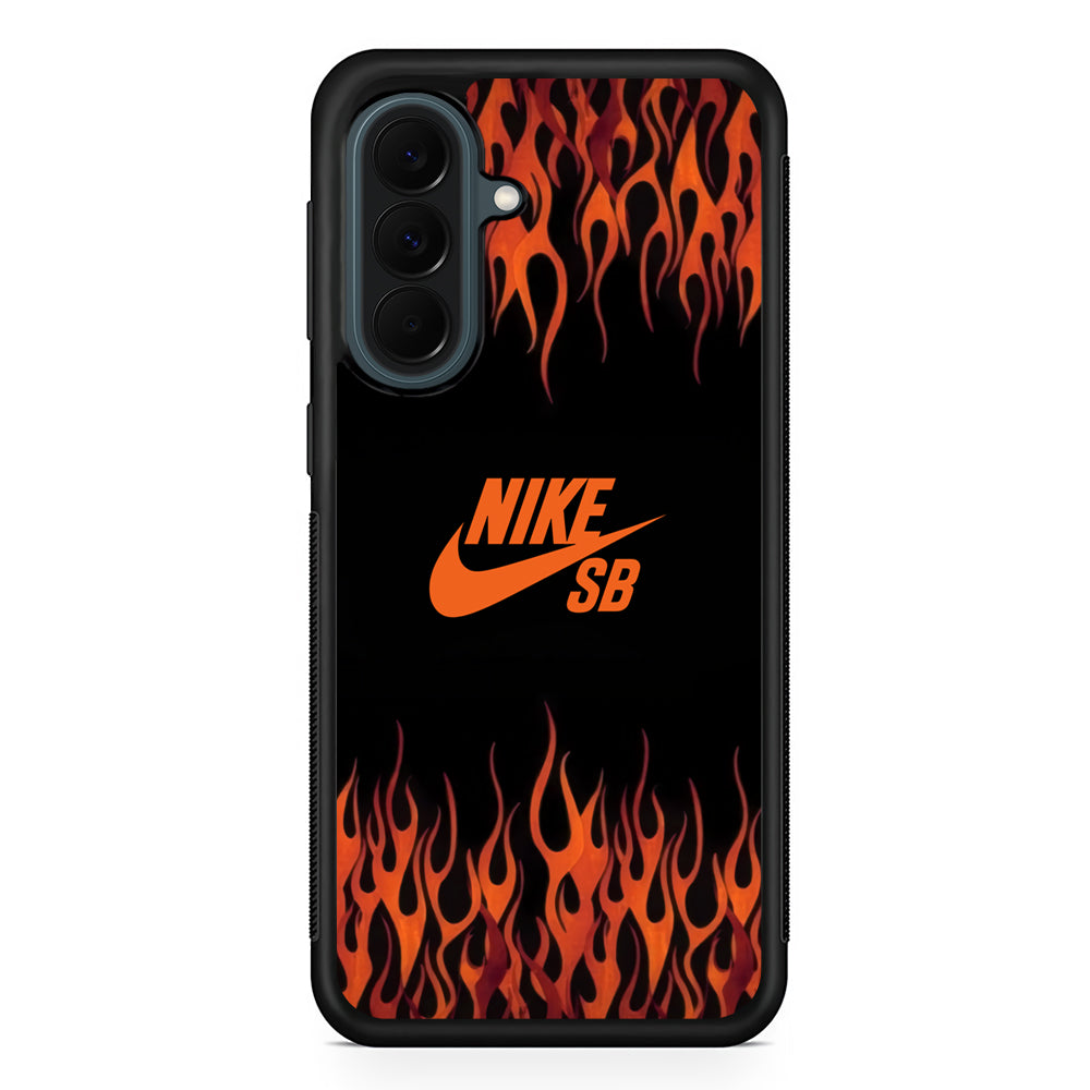Nike Flame Fire SB Samsung Galaxy A37 Case | Samsung Galaxy A37 Rubber Phone Case