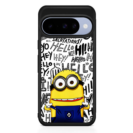 Minions Hail Word Google Pixel 10 Case | Google Pixel 10 Rubber Protective Case