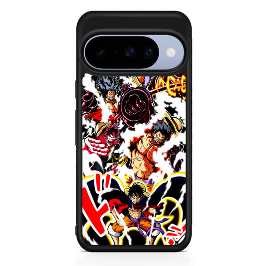 One Piece Luffy Gear Transformation Google Pixel 10 Case | Google Pixel 10 Rubber Protective Case