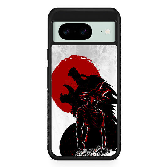 Dragon Ball Goku Red Moon Google Pixel 8 Case | Durable Protective Cover for Google Pixel 8