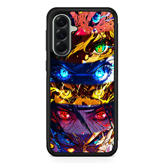 Various Kinds of Anime Eyes Samsung Galaxy A56 Case | Samsung Galaxy A56 Protective Rubber Case