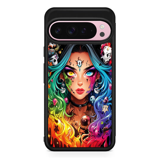 Anime Witch Girl Art Google Pixel 9 Pro XL Case | Protective Cover