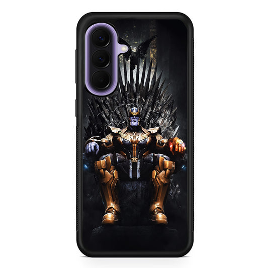 Thanos Sits On The Iron Throne Samsung Galaxy A57 Case | Slim Samsung Galaxy A57 Rubber Case