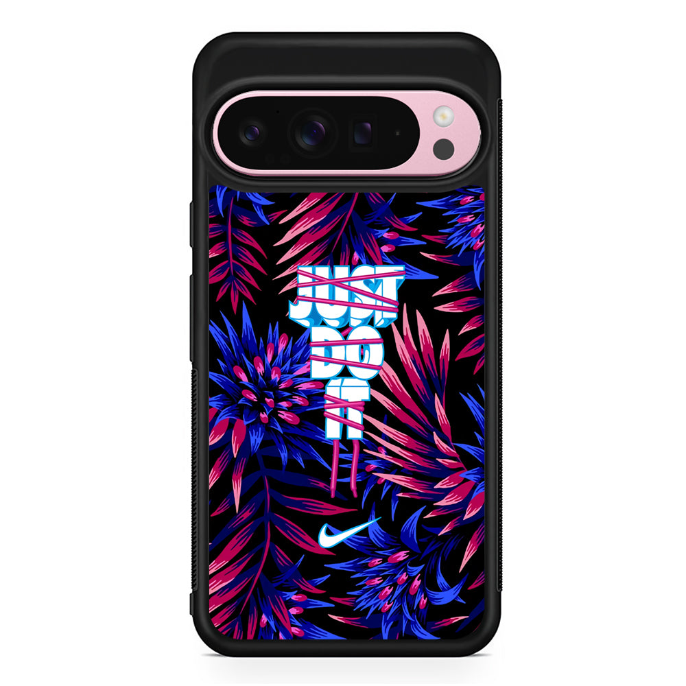 Nike Neon Glow Watchword Google Pixel 9 Pro XL Case | Protective Cover