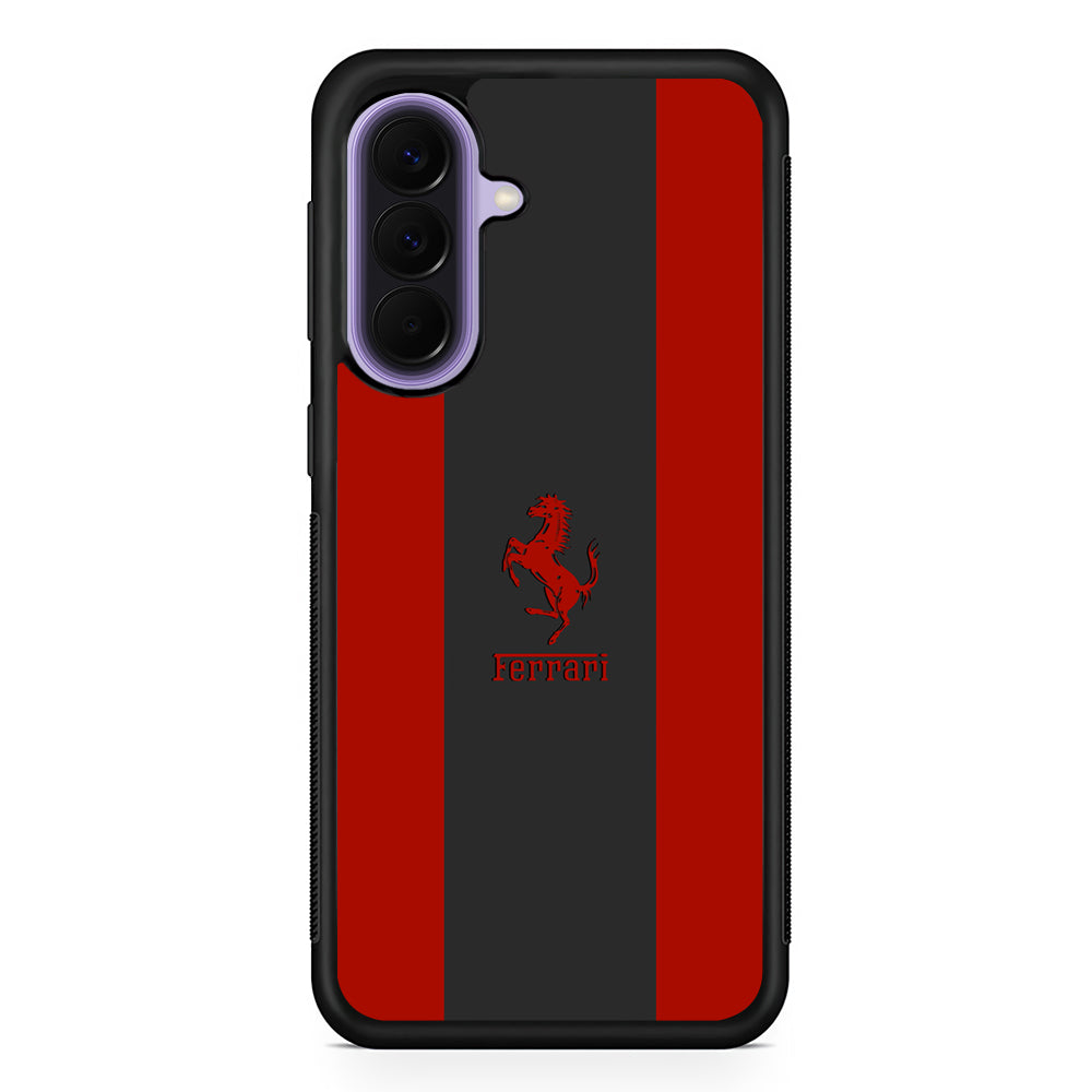 Ferrari Silhouette of Signature Samsung Galaxy A57 Case | Slim Samsung Galaxy A57 Rubber Case