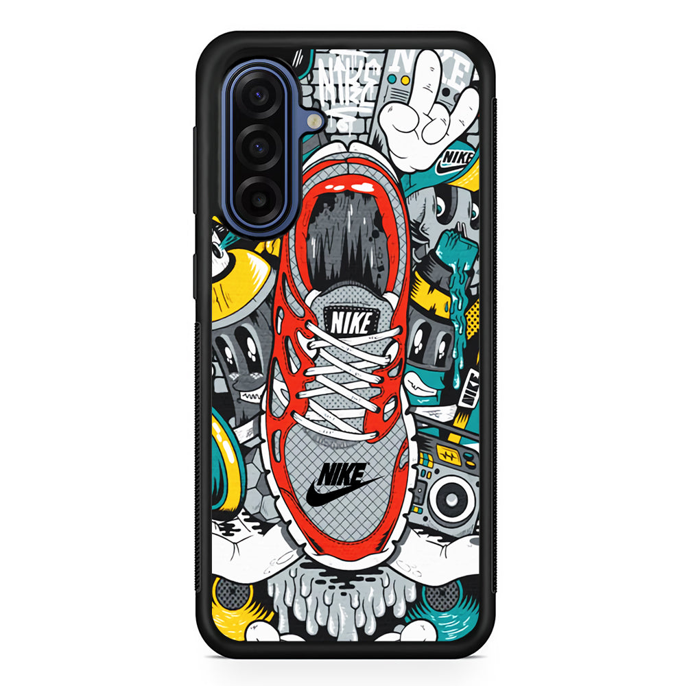 Nike Bold Scream Samsung Galaxy A17 Case | Samsung Galaxy A17 Protective Rubber Case
