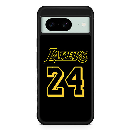 Kobe Bryant Lakers 24 Google Pixel 8 Case | Durable Protective Cover for Google Pixel 8