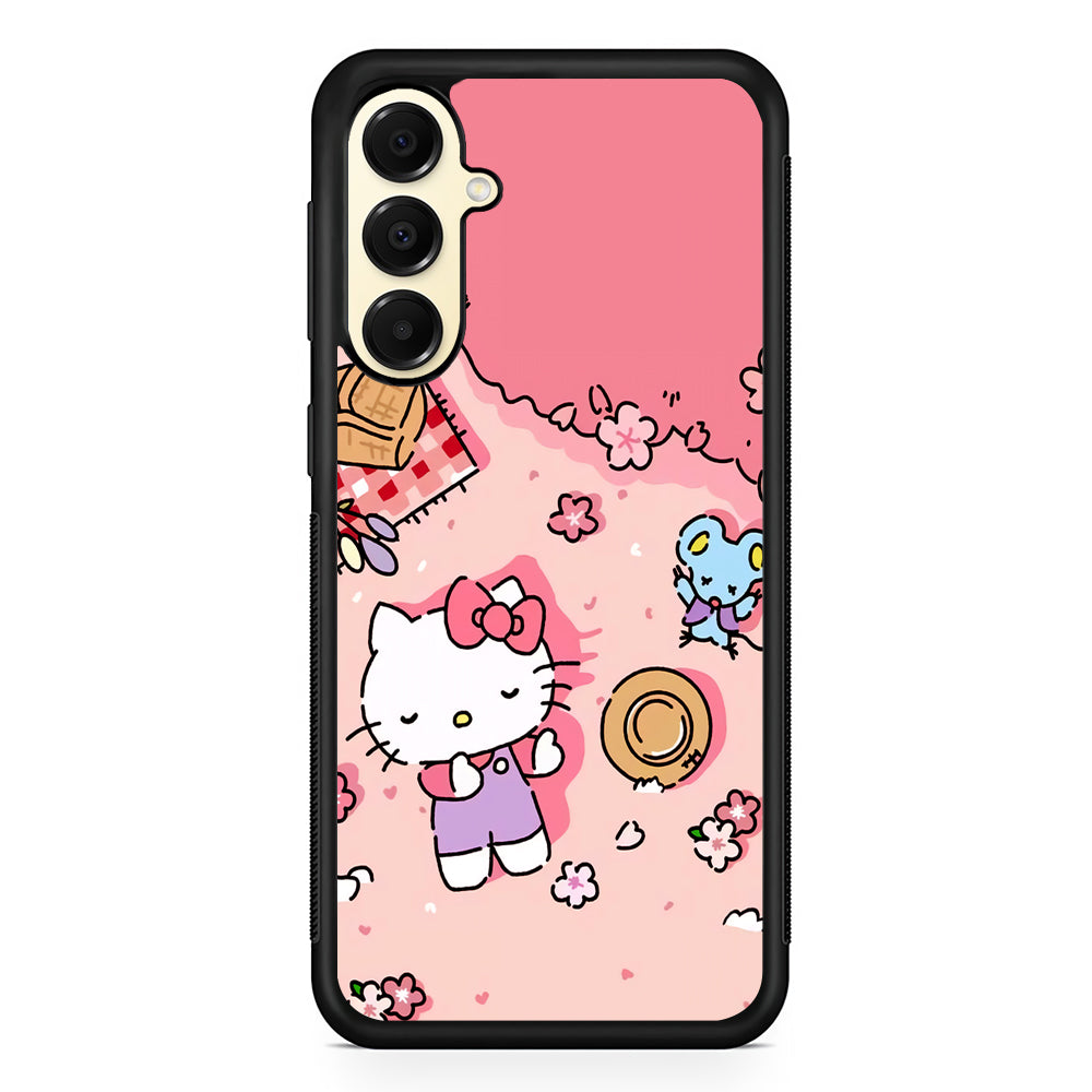 Hello Kitty Enjoy Picnic Samsung Galaxy A16 Case | Slim Rubber Samsung Galaxy A16 Case