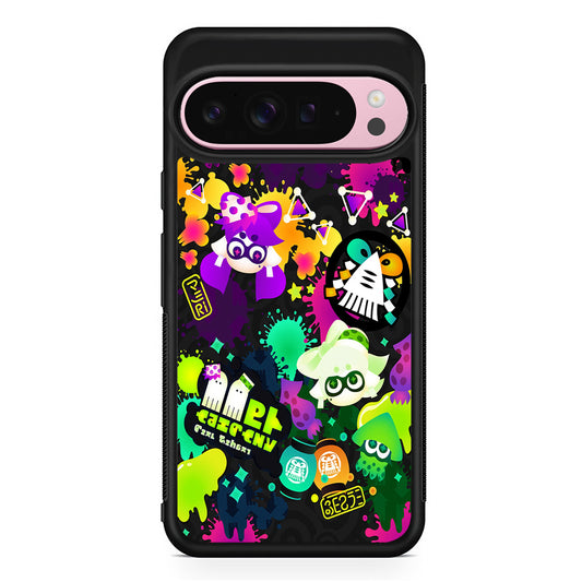 Splatoon Squid Graffiti Google Pixel 9 Pro XL Case | Protective Cover