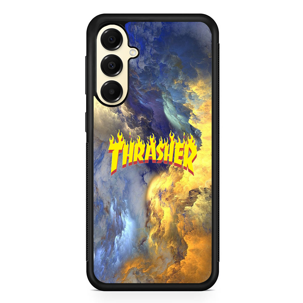 Thrasher Golden Smoke Samsung Galaxy A16 Case | Custom Protective Samsung Galaxy A16 Case