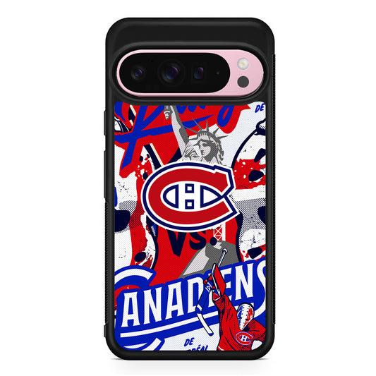 NHL Montreal Canadiens Rangers Google Pixel 9 Pro XL Case | Protective Cover