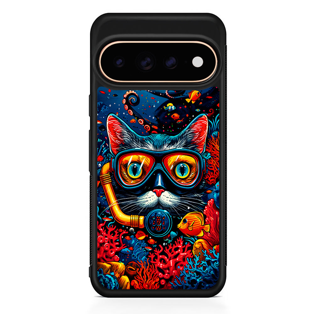 Kitty Cat Under The Sea Google Pixel 11 Pro Case - Stylish Protective Phone Case