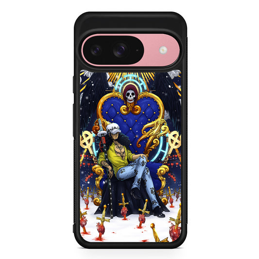 One Piece Trafalgar Law Heart Stealer Google Pixel 9 Case | Google Pixel 9 Protective Rubber Case