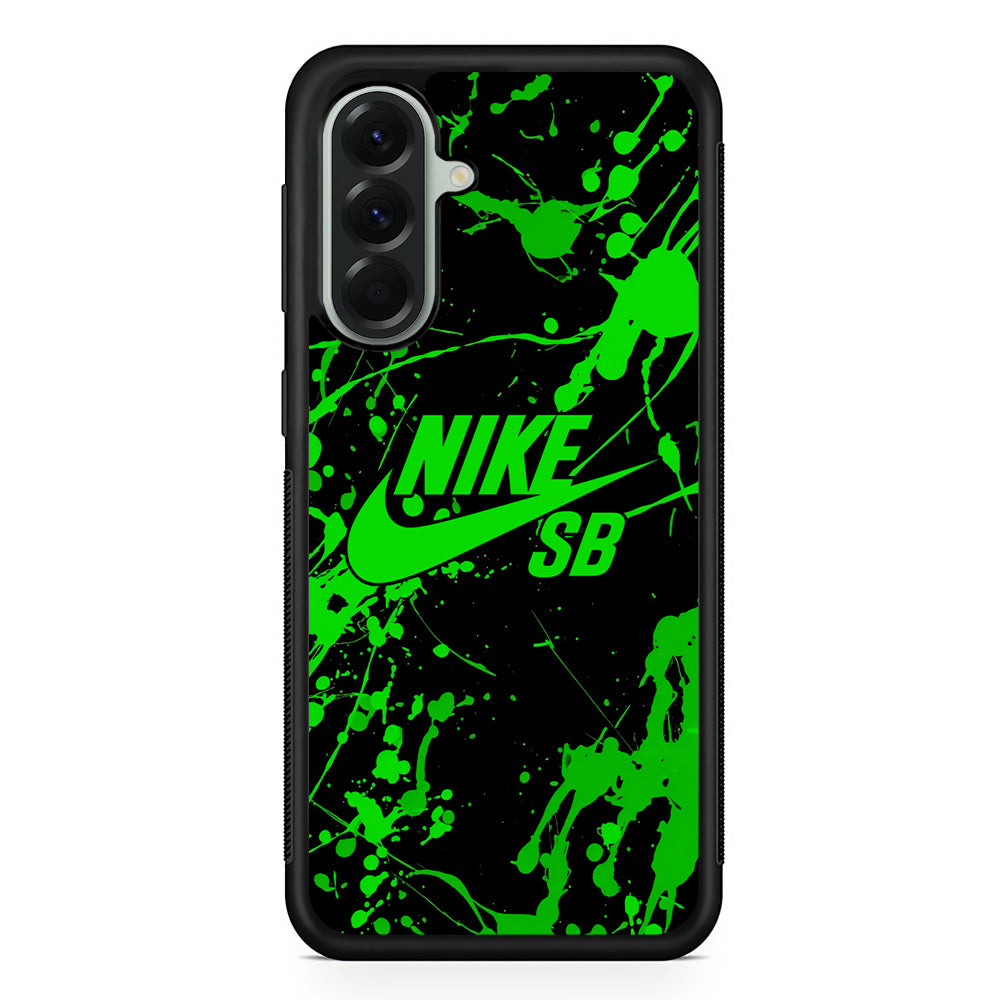 Nike Green Paint Splash Samsung Galaxy A56 Case | Durable Samsung Galaxy A56 Cover