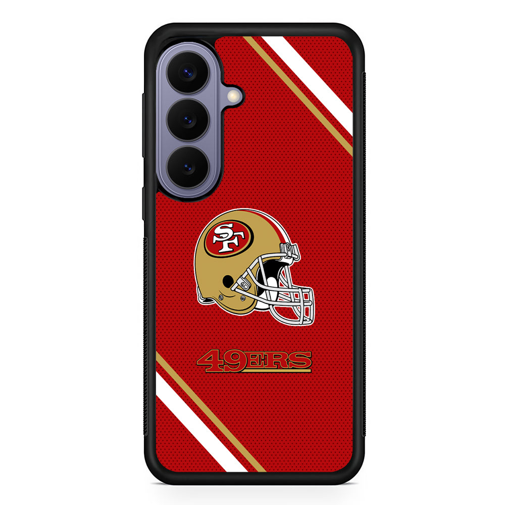 NFL San Francisco 49ers Helmet Samsung Galaxy S26 Case | Durable Rubber Case for Samsung Galaxy S26