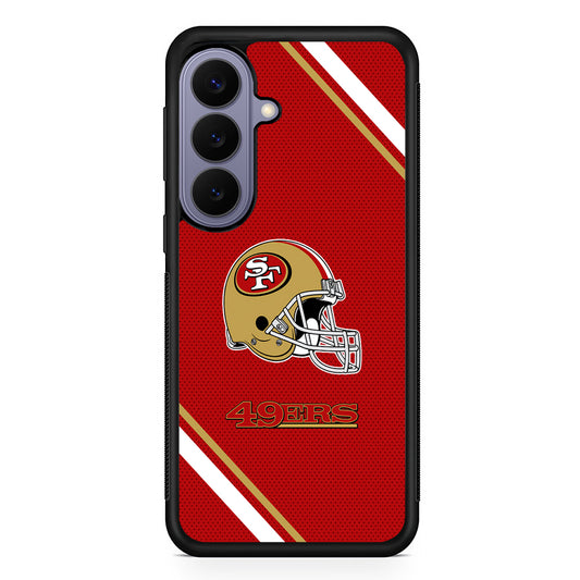 NFL San Francisco 49ers Helmet Samsung Galaxy S26 Case | Durable Rubber Case for Samsung Galaxy S26