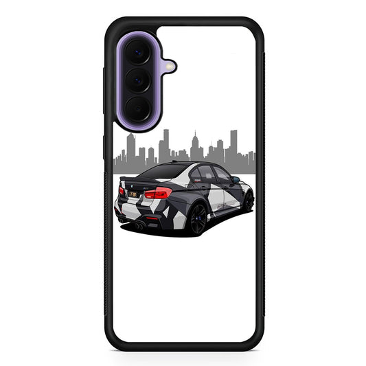 BMW M3 F80 Car White Samsung Galaxy A57 Case | Slim Samsung Galaxy A57 Rubber Case