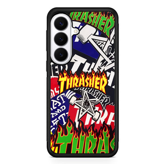 Thrasher Sticker Flat Samsung Galaxy S26 Plus Case | Stylish Protective Cover for Samsung Galaxy S26 Plus