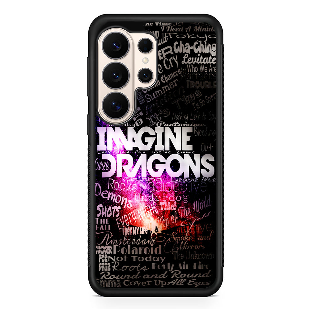 Imagine Dragons Lettering Art Samsung Galaxy S26 Ultra Case | Slim Protective Case for Samsung Galaxy S26 Ultra