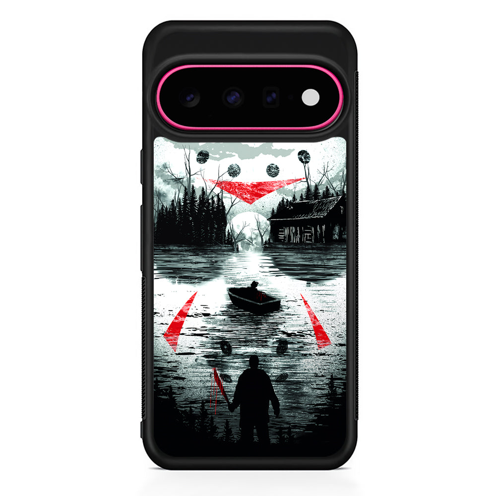 Friday the 13th Silhouette Mask Google Pixel 11 Case | Slim Shockproof Cover