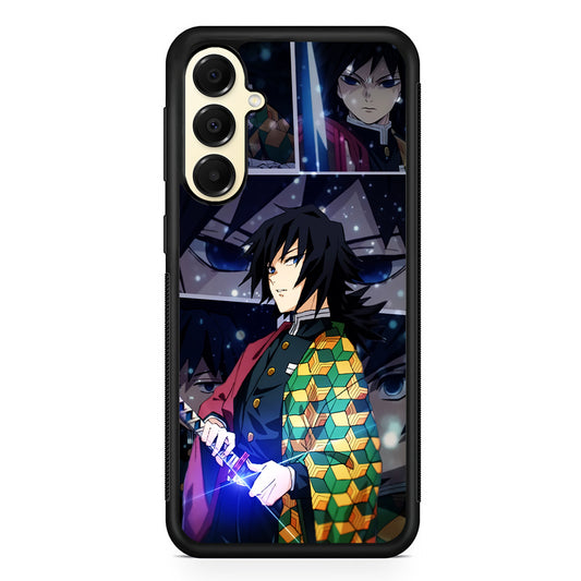 Kimetsu No Yaiba Giyuu In Frame Samsung Galaxy A16 Case | Slim Rubber Samsung Galaxy A16 Case