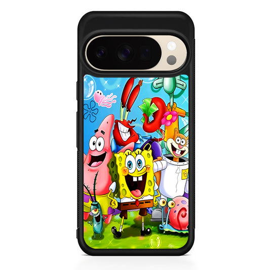 SpongeBob SquarePants Family Google Pixel 10 Pro XL Case | Slim Google Pixel 10 Pro XL Protective Case
