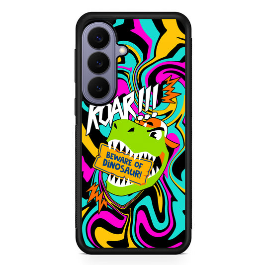 Beware from Dinosaur Roar Samsung Galaxy S26 Case | Durable Rubber Case for Samsung Galaxy S26