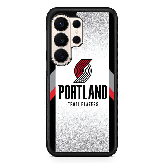 NBA Portland Trail Blazers Silver Samsung Galaxy S26 Ultra Case | Slim Protective Case for Samsung Galaxy S26 Ultra