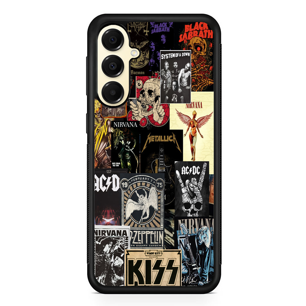 Heavy Metal Rock Music Band Samsung Galaxy A16 Case | Slim Rubber Samsung Galaxy A16 Case