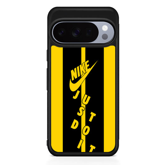 Nike Yellow Stripe Just Do It Google Pixel 10 Pro Case | Protective Google Pixel 10 Pro Cover
