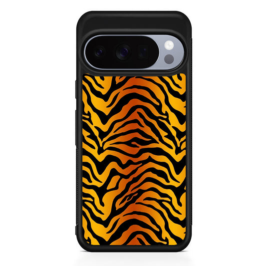 Tiger Stripe Skin Pattern Google Pixel 10 Pro Case | Slim Google Pixel 10 Pro Rubber Case