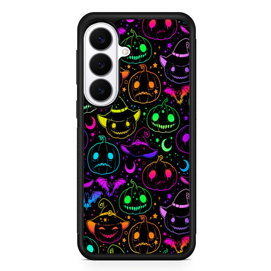 Halloween Pumpkins and Flying Bats Samsung Galaxy S26 Plus Case | Slim Protective Cover for Samsung Galaxy S26 Plus