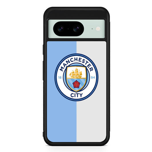 Manchester City Colour Of Pride Google Pixel 8 Case | Durable Protective Cover for Google Pixel 8