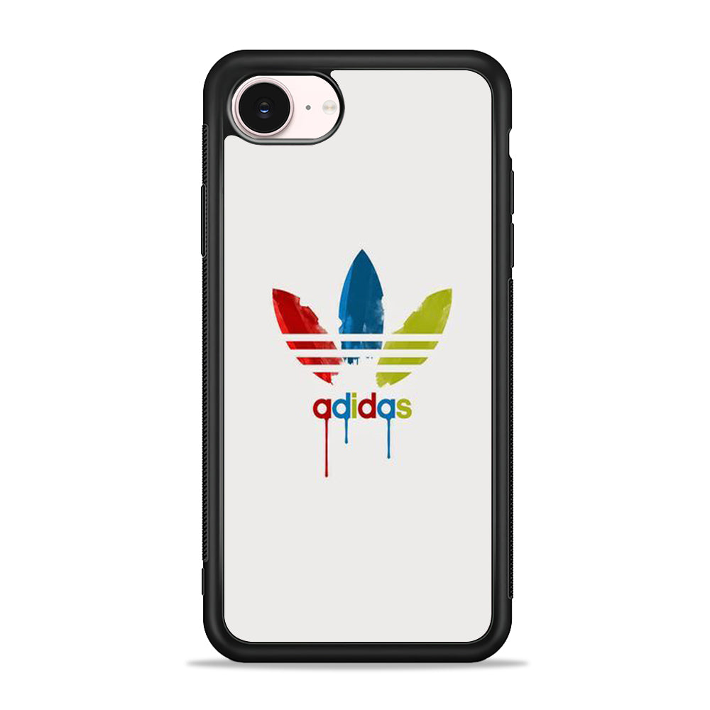 Adidas White Prime Painting Colour iPhone 17e Case - Silicone Case