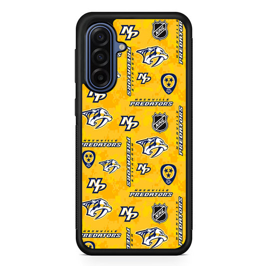 NHL Nashville Predators Pixel Samsung Galaxy A17 Case | Slim Protective Phone Cover