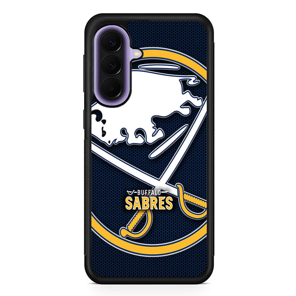 NHL Buffalo Sabres Logo Samsung Galaxy A57 Case | Slim Samsung Galaxy A57 Rubber Case