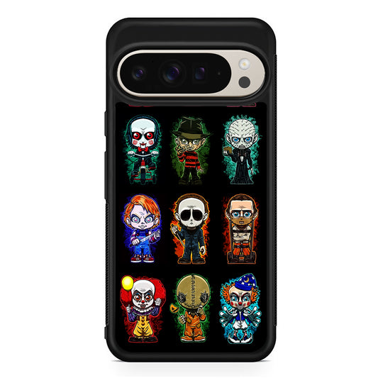 Scary Movie Horror Chibi Google Pixel 9 Pro Case | Slim Protective Cover