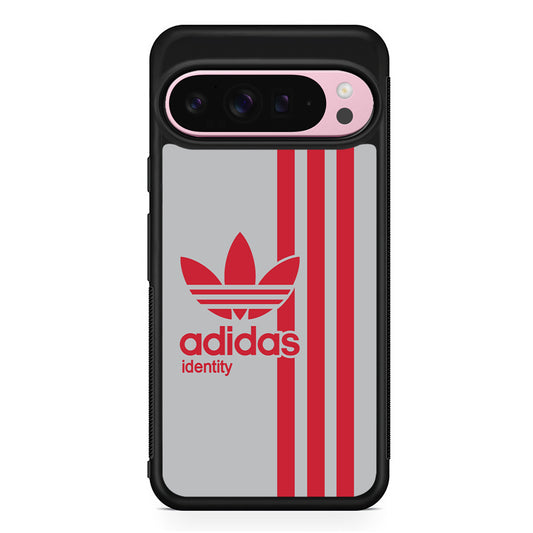 Adidas Red Identity Google Pixel 9 Pro XL Case | Protective Cover
